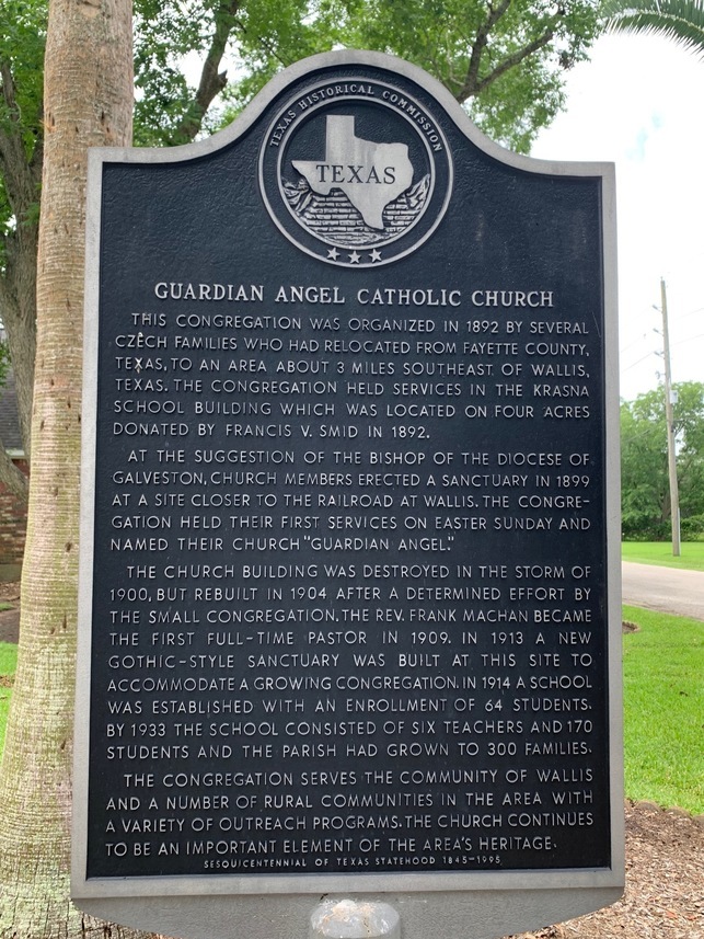 About Guardian Angel Catholic Church Wallis, TX